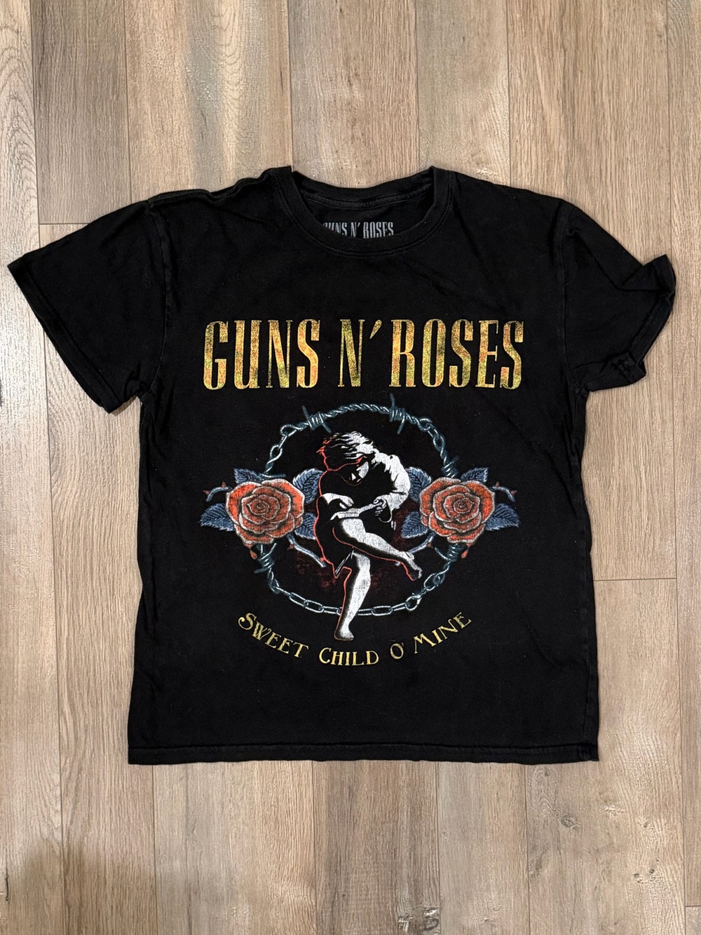 Guns N' Roses Black Graphic Tee - 'Sweet Child O' Mine'